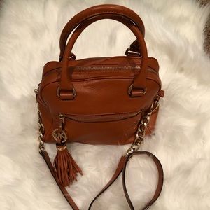 Michael Kors orange/rust bag w/ detachable strap
